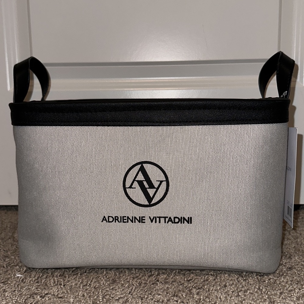 Adrienne Vittadini home decor storage bin with handles